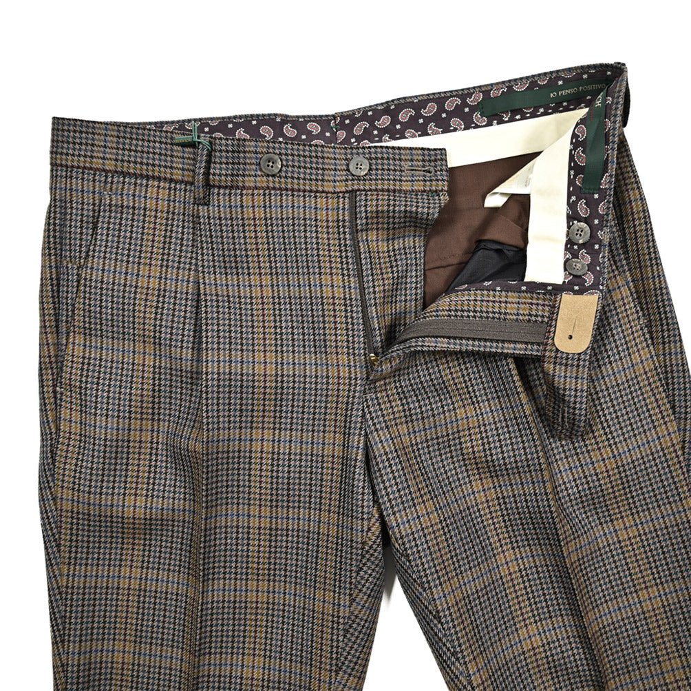 SALE｜BERWICH MORELLO ヴァージンウール100% ワンタックスラックス｜413509 - 46｜GUARDAROBA MILANO OFFICIAL STORE