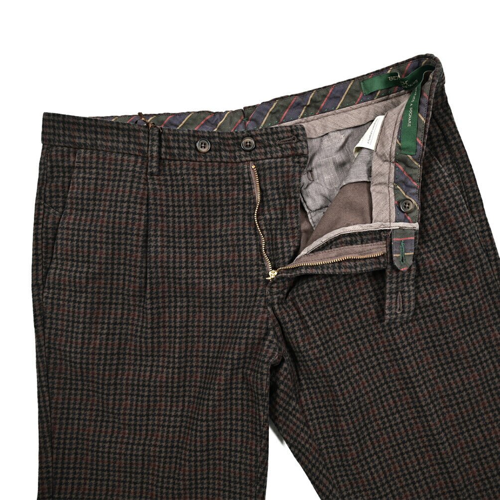 SALE｜BERWICH MORELLO ストレッチコットン ワンタックスラックス｜413174 - 50｜GUARDAROBA MILANO OFFICIAL STORE