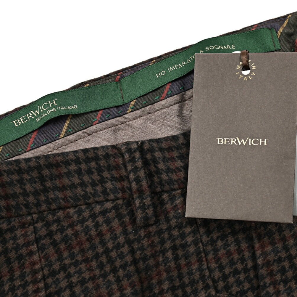 SALE｜BERWICH MORELLO ストレッチコットン ワンタックスラックス｜413174 - 50｜GUARDAROBA MILANO OFFICIAL STORE