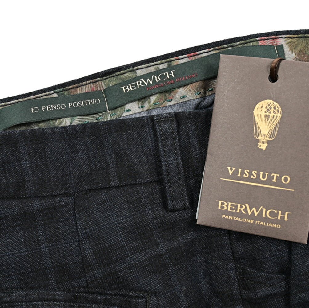 SALE｜BERWICH MORELLO ストレッチコットン ノータックスラックス｜413113 - 46｜GUARDAROBA MILANO OFFICIAL STORE