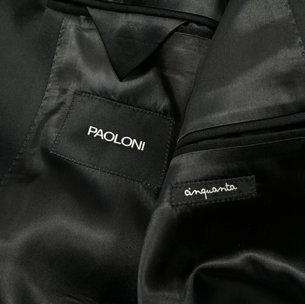 SALE｜PAOLONI ヴァージンウール100% 4Bダブルタキシードジャケット / CINQUANTA｜418740｜GUARDAROBA MILANO OFFICIAL STORE