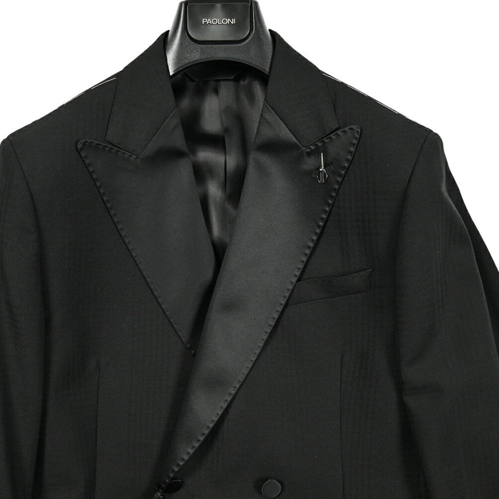 SALE｜PAOLONI ヴァージンウール100% 4Bダブルタキシードジャケット / CINQUANTA｜418740｜GUARDAROBA MILANO OFFICIAL STORE