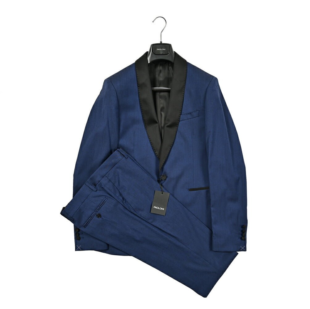 PAOLONI ストレッチウール 1Bシングルタキシードスーツ / CINQUANTA｜418810 - 46｜GUARDAROBA MILANO OFFICIAL STORE
