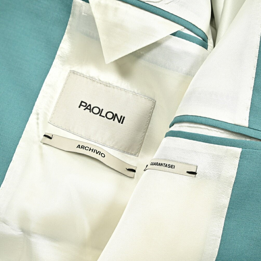 PAOLONI ストレッチウール 2Bシングルテーラードスーツ / ARCHIVIO QUARANTASEI｜418886 - 46｜GUARDAROBA MILANO OFFICIAL STORE