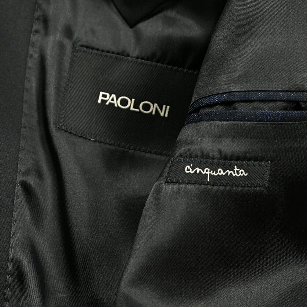 PAOLONI ヴァージンウールシルク タキシードジャケット｜418745｜GUARDAROBA MILANO OFFICIAL STORE