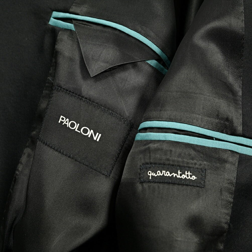 PAOLONI QUARANTOTTO ストレッチウール 1Bシングルタキシードスーツ｜418701 - 48｜GUARDAROBA MILANO OFFICIAL STORE