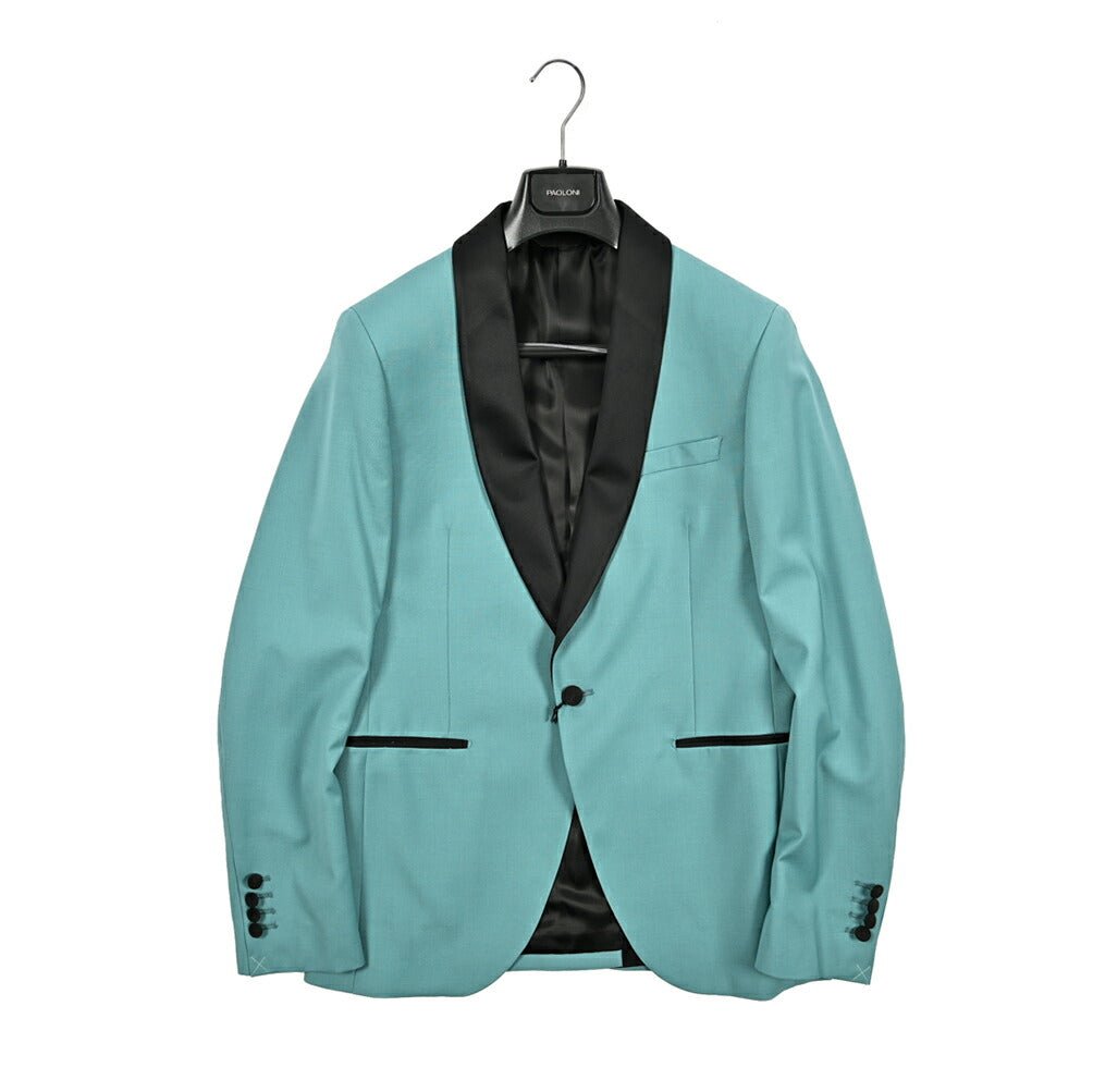 PAOLONI QUARANTOTTO ストレッチウール 1Bシングルタキシードスーツ｜418701 - 48｜GUARDAROBA MILANO OFFICIAL STORE