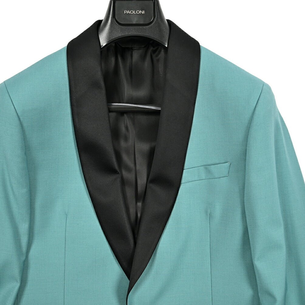 PAOLONI QUARANTOTTO ストレッチウール 1Bシングルタキシードスーツ｜418701 - 48｜GUARDAROBA MILANO OFFICIAL STORE