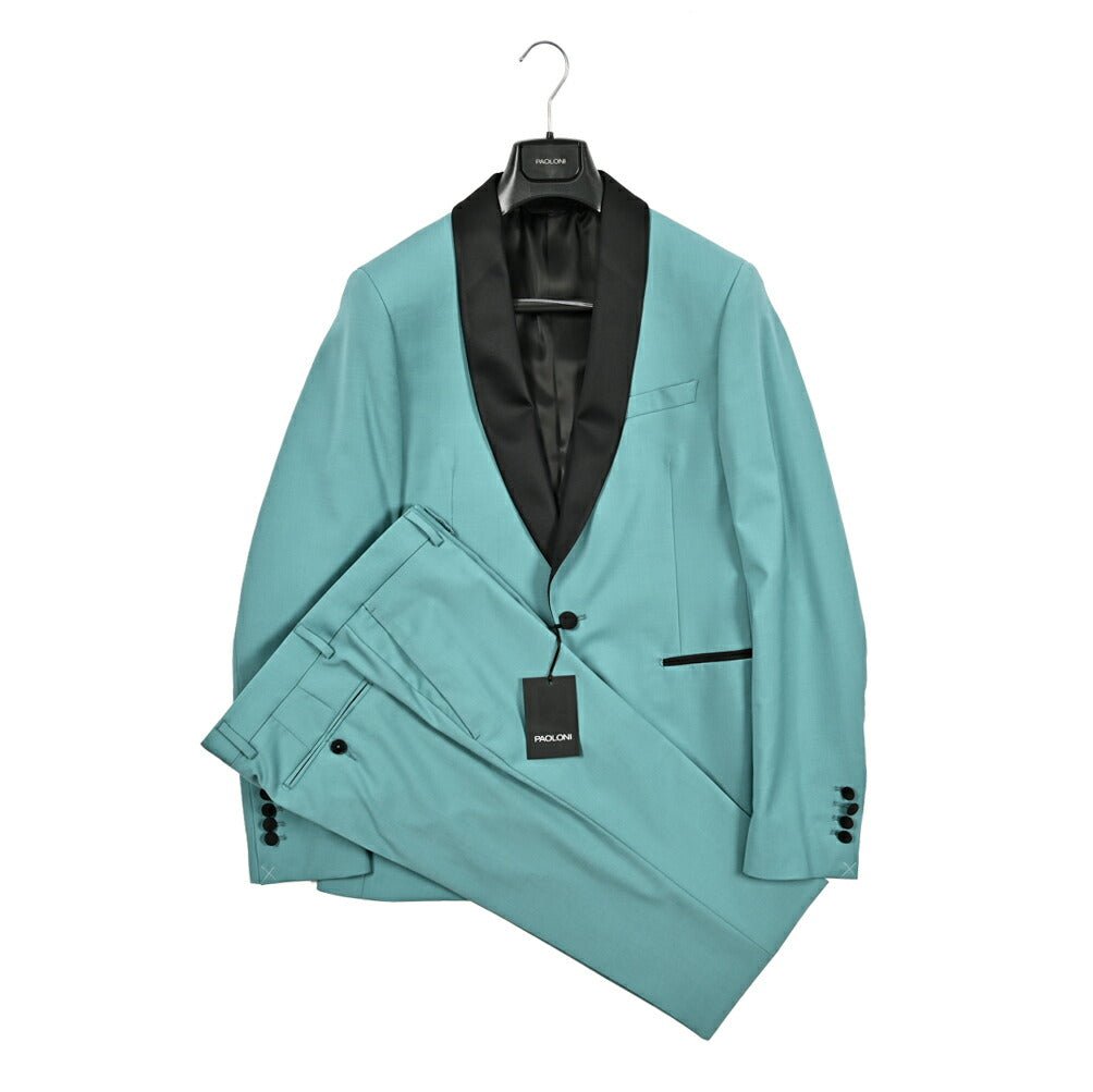 PAOLONI QUARANTOTTO ストレッチウール 1Bシングルタキシードスーツ｜418701 - 48｜GUARDAROBA MILANO OFFICIAL STORE