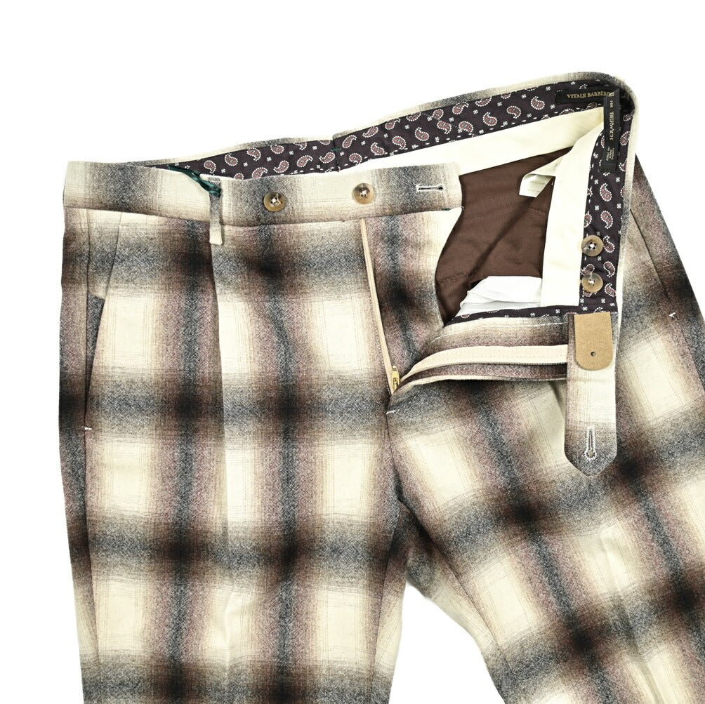 SALE｜BERWICH MORELLO ヴァージンウール100％ ワンタックスラックス｜413163 - 46｜GUARDAROBA MILANO OFFICIAL STORE