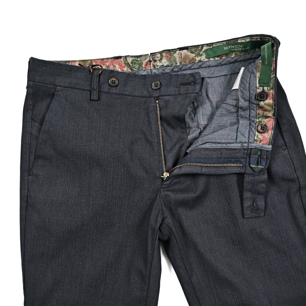SALE｜BERWICH MORELLO ストレッチコットン ノータックチノスラックス｜413409 - 46｜GUARDAROBA MILANO OFFICIAL STORE