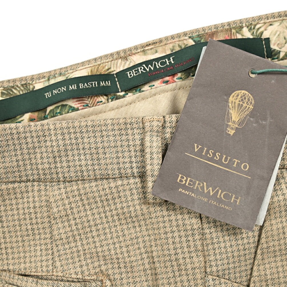 SALE｜BERWICH MORELLO ストレッチコットン ノータックチノスラックス｜413048 - 46｜GUARDAROBA MILANO OFFICIAL STORE