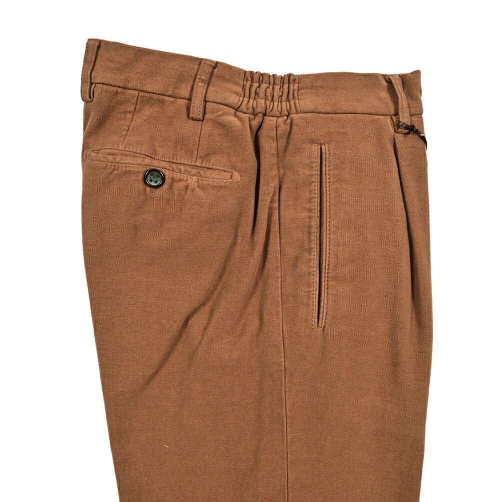 SALE｜BERWICH RETRO ストレッチコットン 微起毛ワンタックチノスラックス｜413436 - 48｜GUARDAROBA MILANO OFFICIAL STORE