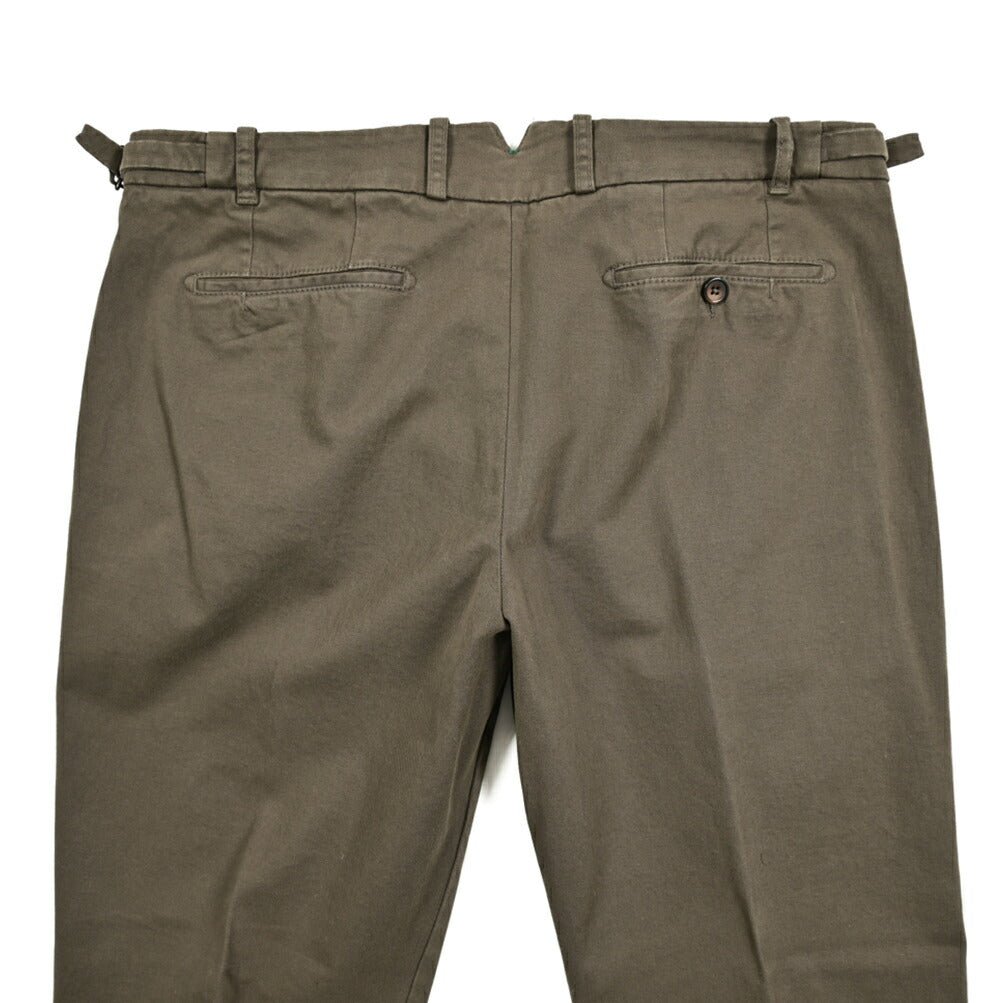 SALE｜BERWICH RETRO ストレッチコットン ワンタックチノスラックス｜413312 - 50｜GUARDAROBA MILANO OFFICIAL STORE