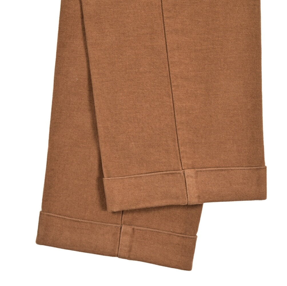 SALE｜BERWICH RETRO ストレッチコットン 微起毛ワンタックチノスラックス｜413436 - 48｜GUARDAROBA MILANO OFFICIAL STORE
