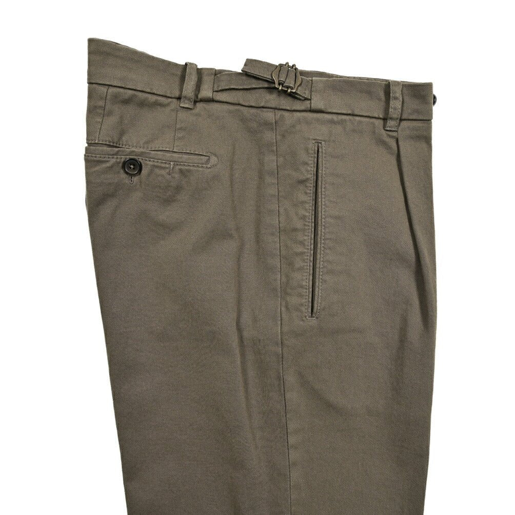 SALE｜BERWICH RETRO ストレッチコットン ワンタックチノスラックス｜413312 - 50｜GUARDAROBA MILANO OFFICIAL STORE