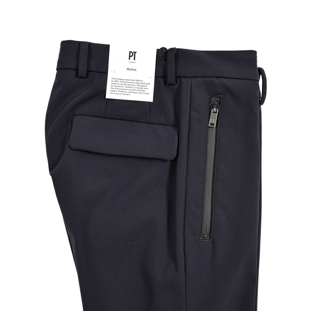 SALE｜PT TORINO ACTIVE LAMDA ストレッチナイロンノータックスラックス / PT01｜384711 - A - 44｜GUARDAROBA MILANO OFFICIAL STORE