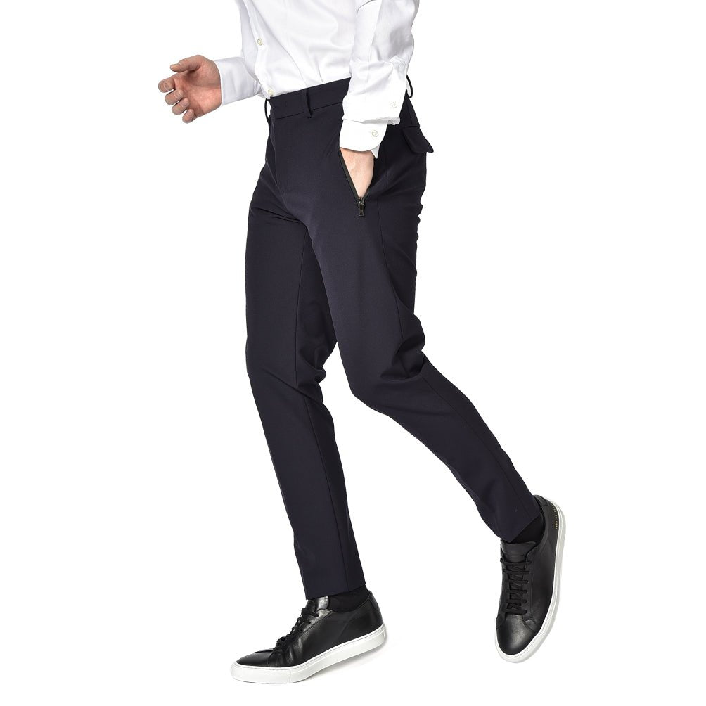 SALE｜PT TORINO ACTIVE LAMDA ストレッチナイロンノータックスラックス / PT01｜384711 - A - 44｜GUARDAROBA MILANO OFFICIAL STORE