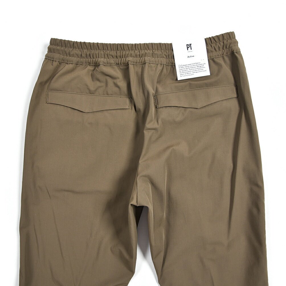 SALE｜PT TORINO ACTIVE OMEGA ストレッチコットンナイロン ドローコード付きイージースラックス / PT01｜382367 - 50｜GUARDAROBA MILANO OFFICIAL STORE