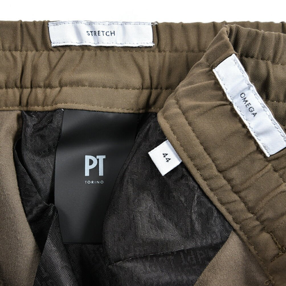 SALE｜PT TORINO ACTIVE OMEGA ストレッチコットンナイロン ドローコード付きイージースラックス / PT01｜382367 - 50｜GUARDAROBA MILANO OFFICIAL STORE