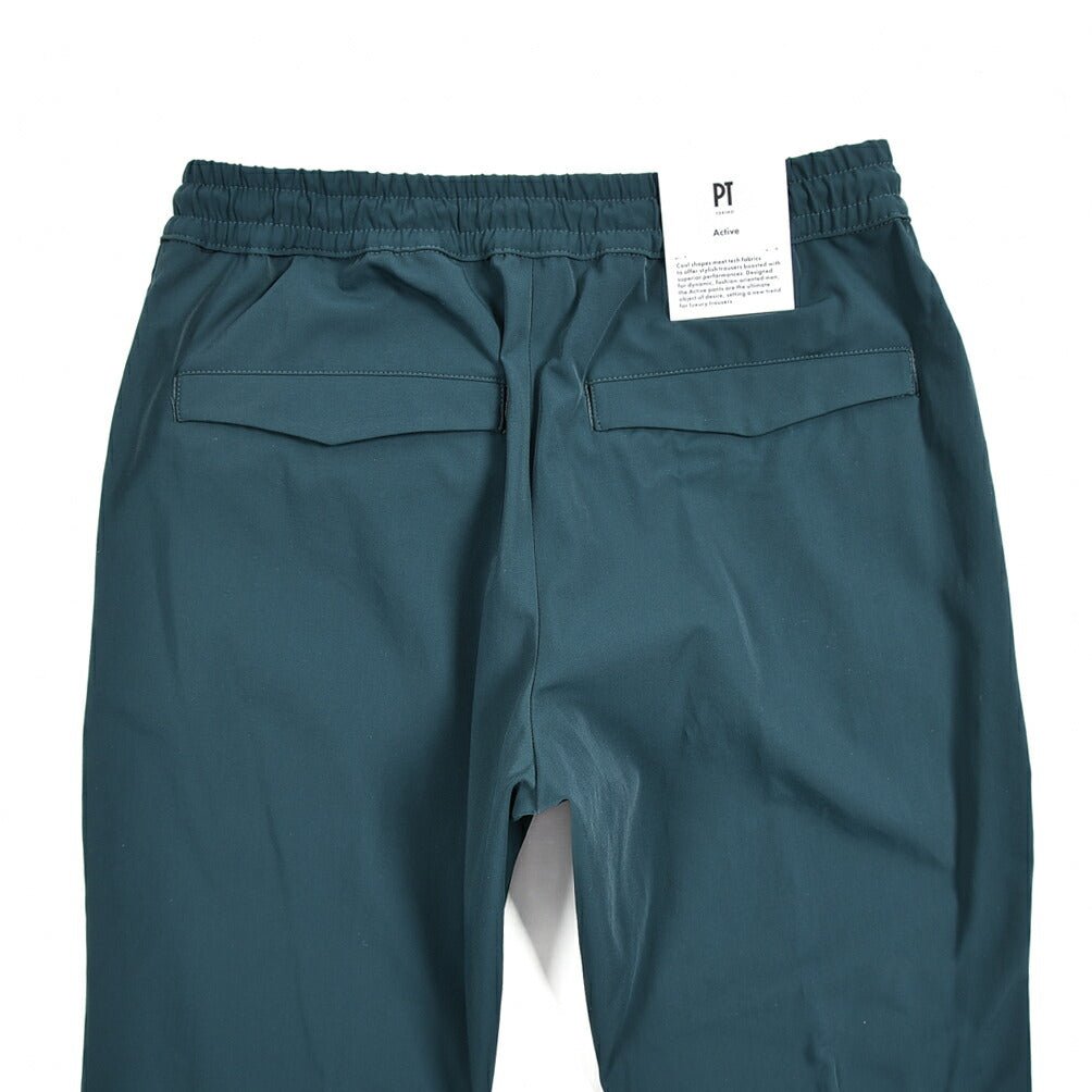 SALE｜PT TORINO ACTIVE OMEGA 高機能ストレッチコットン ドローコード付きイージースラックス / PT01｜385443 - 50｜GUARDAROBA MILANO OFFICIAL STORE