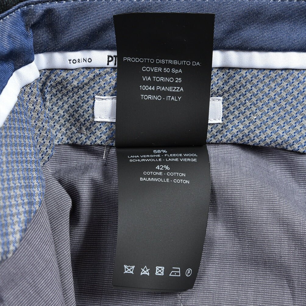 SALE｜PT TORINO MASTER FIT ウールコットンメランジ ノータックスラックス / PT01｜382508 - 48｜GUARDAROBA MILANO OFFICIAL STORE