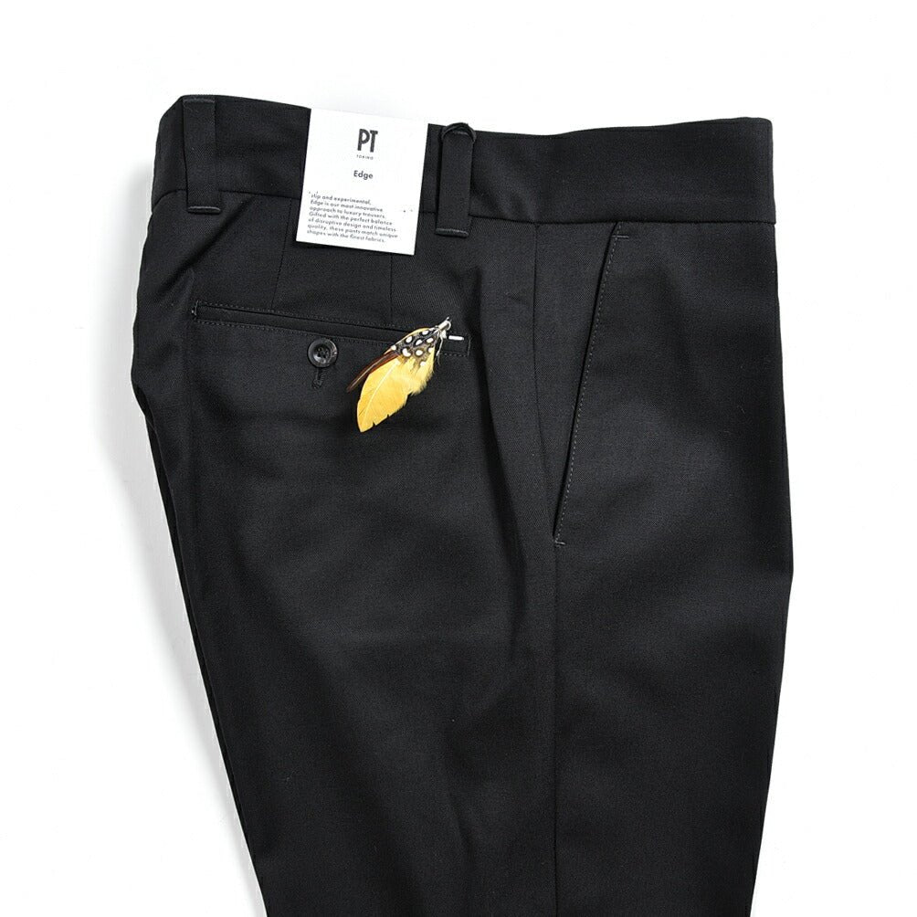 SALE｜PT TORINO EDGE SUPER 100'S ヴァージンウール100% ワンタックスラックス / PT01｜377030 - A - 33｜GUARDAROBA MILANO OFFICIAL STORE