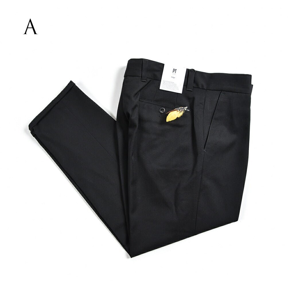 SALE｜PT TORINO EDGE SUPER 100'S ヴァージンウール100% ワンタックスラックス / PT01｜377030 - A - 33｜GUARDAROBA MILANO OFFICIAL STORE