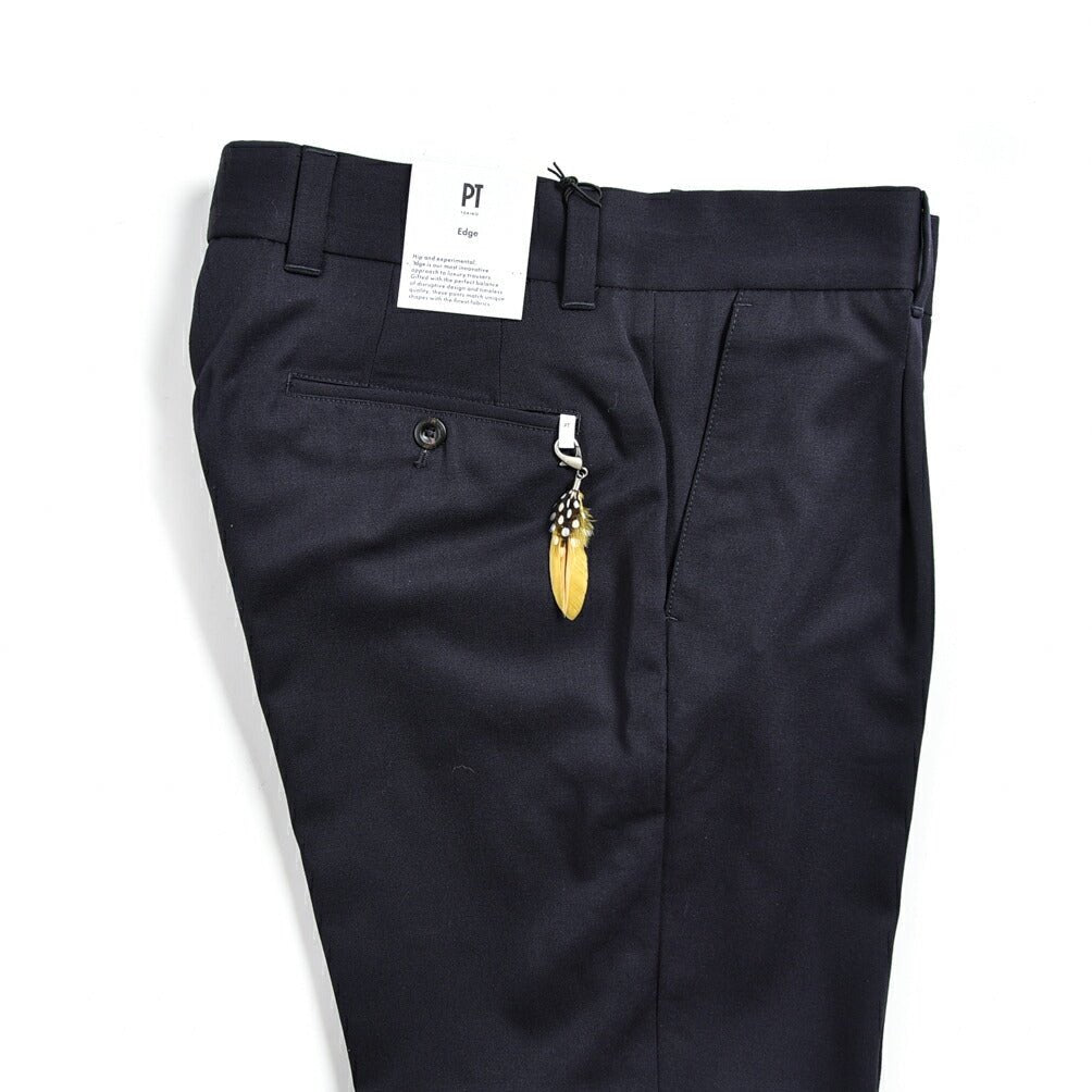 SALE｜PT TORINO EDGE SUPER 100'S ヴァージンウール100% ワンタックスラックス / PT01｜377030 - A - 33｜GUARDAROBA MILANO OFFICIAL STORE