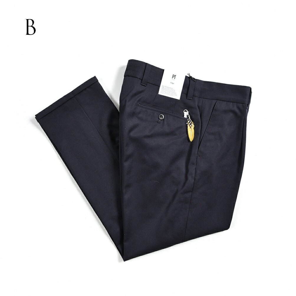 SALE｜PT TORINO EDGE SUPER 100'S ヴァージンウール100% ワンタックスラックス / PT01｜377030 - A - 33｜GUARDAROBA MILANO OFFICIAL STORE