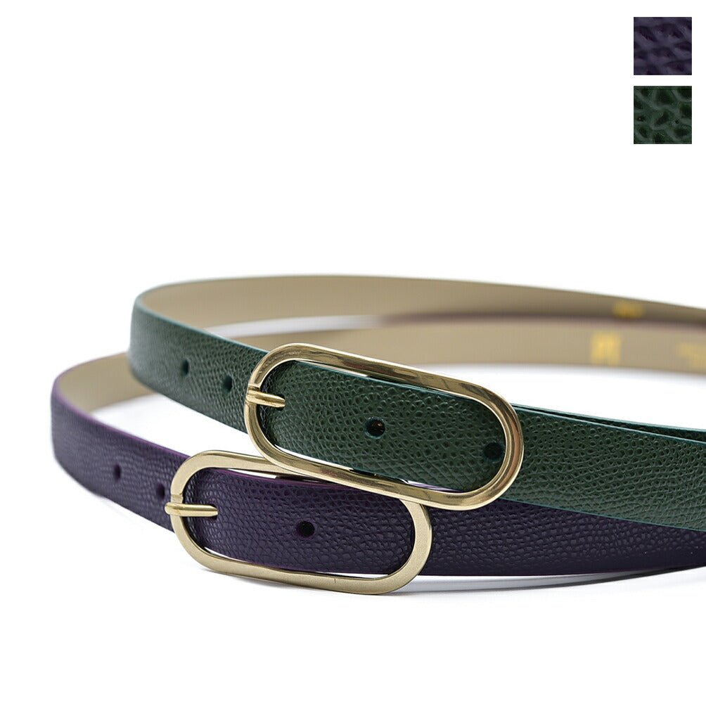 PT TORINO スコッチグレインレザー100% メタルバックルナローベルト / PT01｜390956 - A - 90｜GUARDAROBA MILANO OFFICIAL STORE