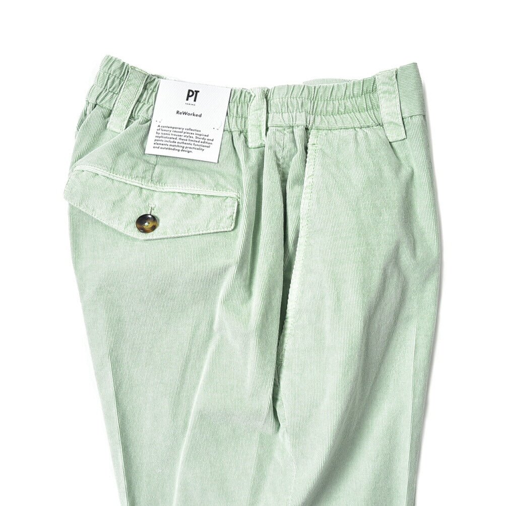 SALE｜PT TORINO ReWorked THE REBEL サマーコーデュロイ イージースラックス / PT01｜389214 - 28｜GUARDAROBA MILANO OFFICIAL STORE