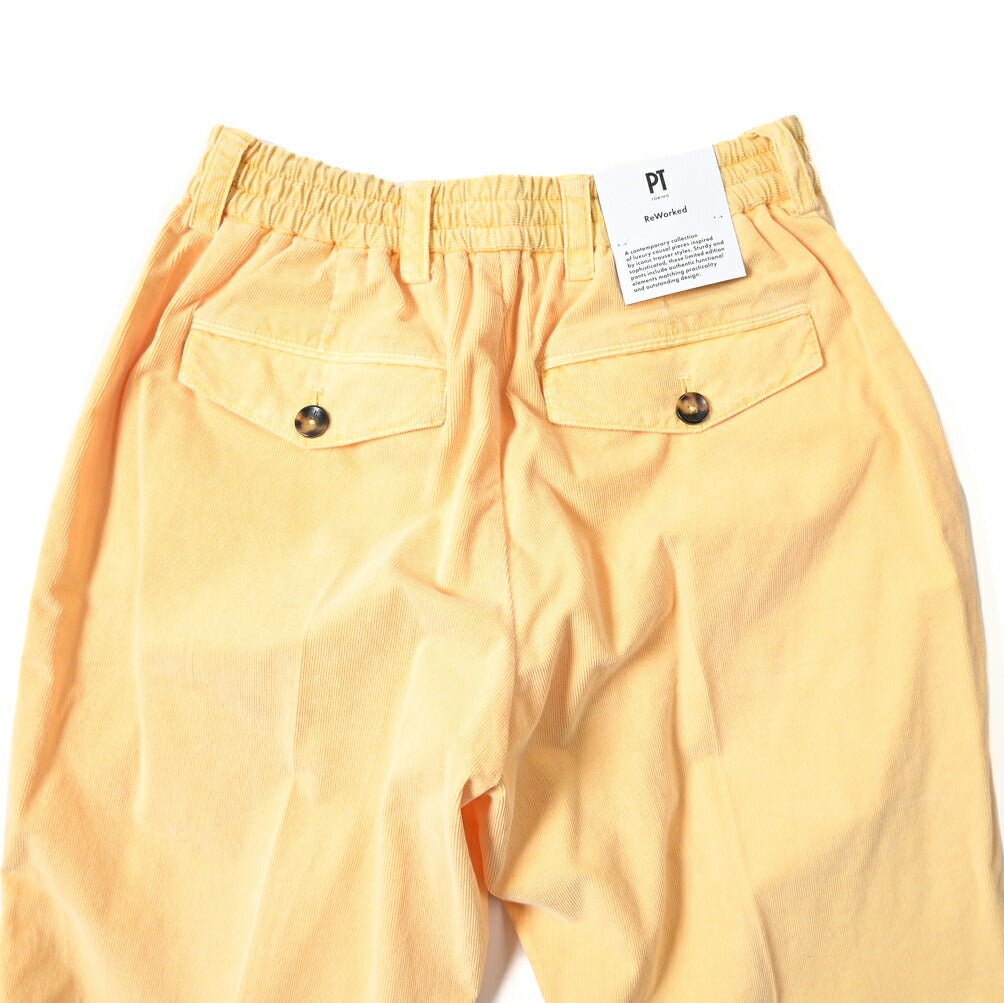 SALE｜PT TORINO ReWorked THE REBEL サマーコーデュロイ イージースラックス / PT01｜391190 - 28｜GUARDAROBA MILANO OFFICIAL STORE