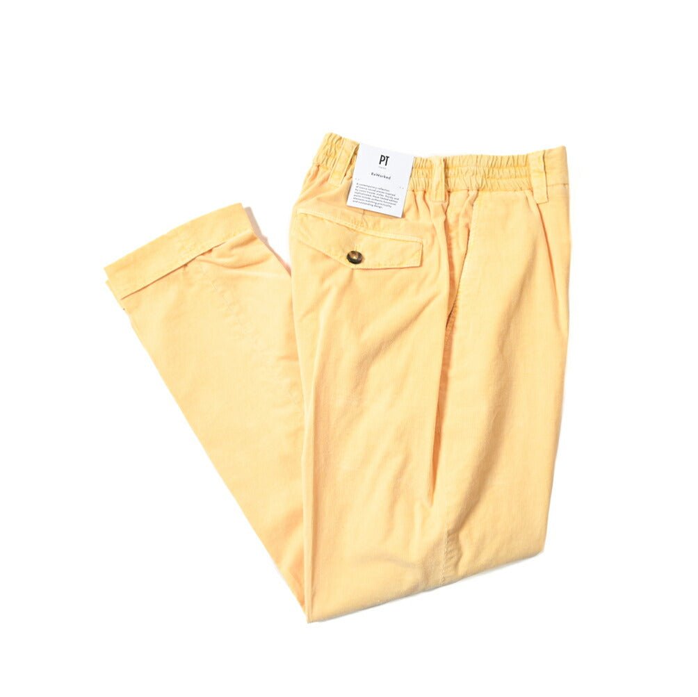 PT TORINO ReWorked THE REBEL サマーコーデュロイ イージースラックス / PT01｜391190 - 28｜GUARDAROBA MILANO OFFICIAL STORE