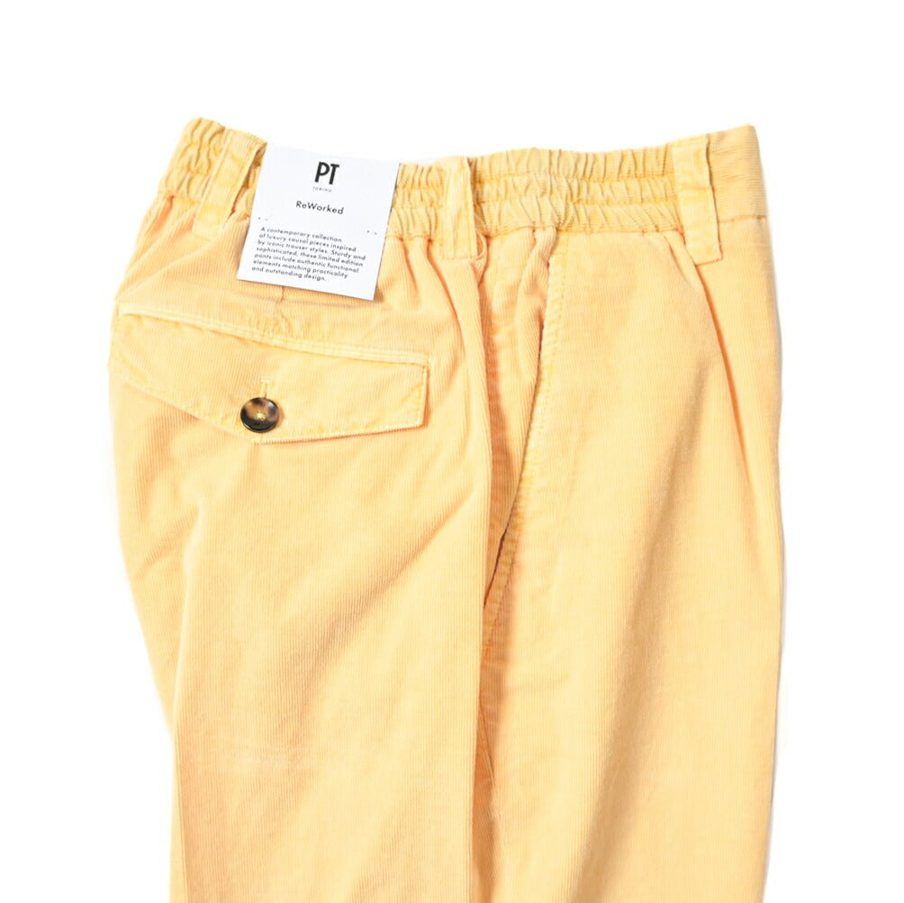 SALE｜PT TORINO ReWorked THE REBEL サマーコーデュロイ イージースラックス / PT01｜391190 - 28｜GUARDAROBA MILANO OFFICIAL STORE