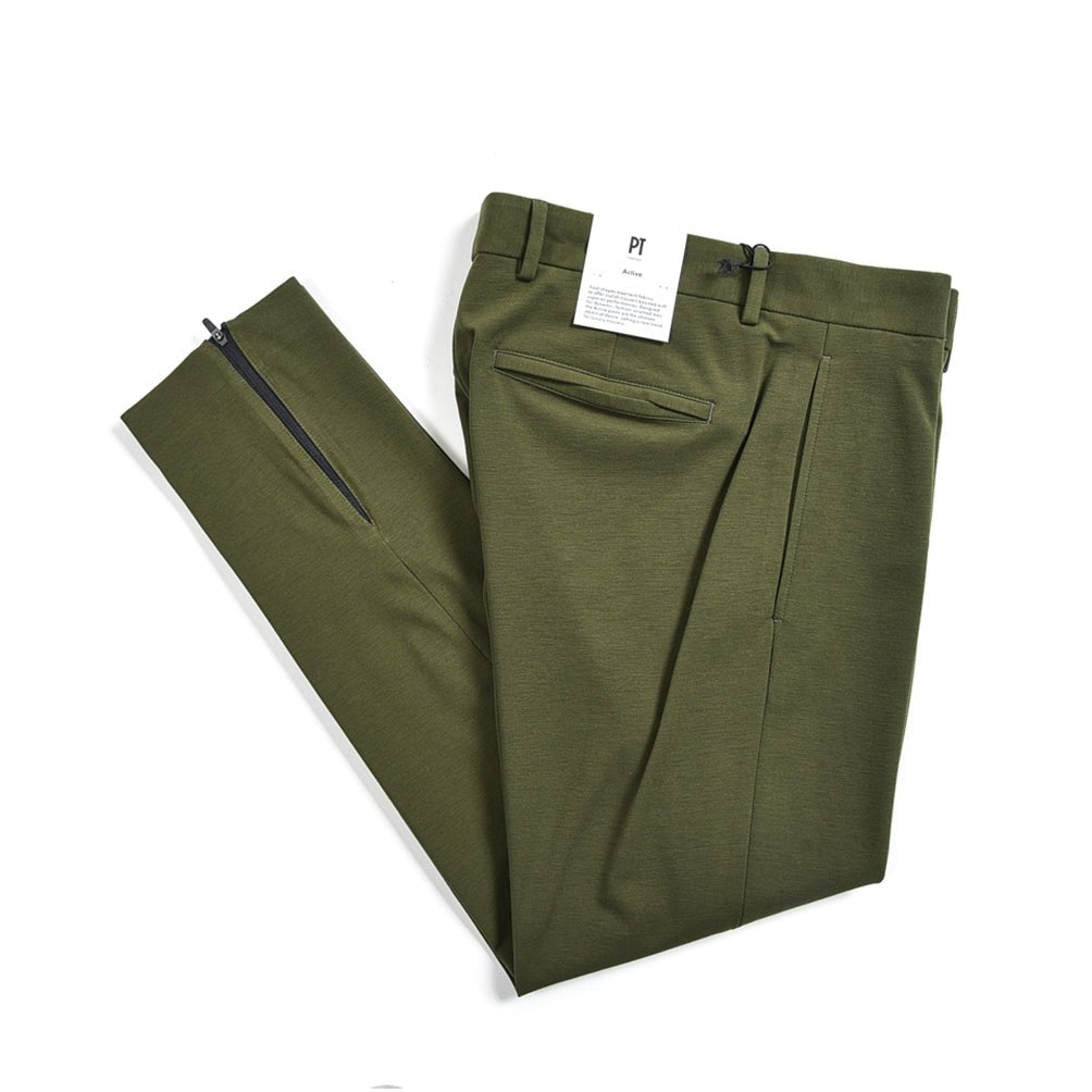 PT TORINO ACTIVE EPSILON スーパーストレッチジャージー 裾ジップジョガースラックス / PT01｜375219 - B - 50｜GUARDAROBA MILANO OFFICIAL STORE