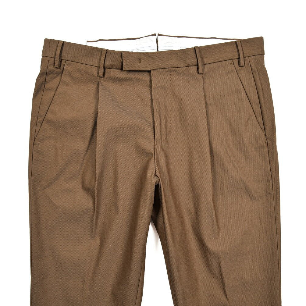 SALE｜PT TORINO ACTIVE MASTER FIT ストレッチコットンナイロンチノ ワンタックスラックス / PT01｜410670 - 48｜GUARDAROBA MILANO OFFICIAL STORE