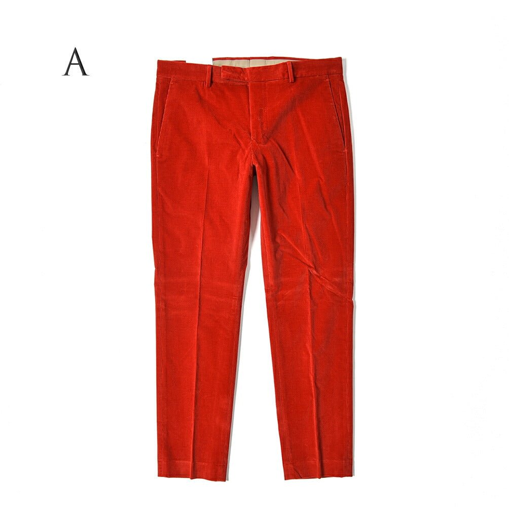 SALE｜PT TORINO EDGE DIECI ストレッチコットンコーデュロイ ノータックスラックス / PT01｜389767 - A - 46｜GUARDAROBA MILANO OFFICIAL STORE