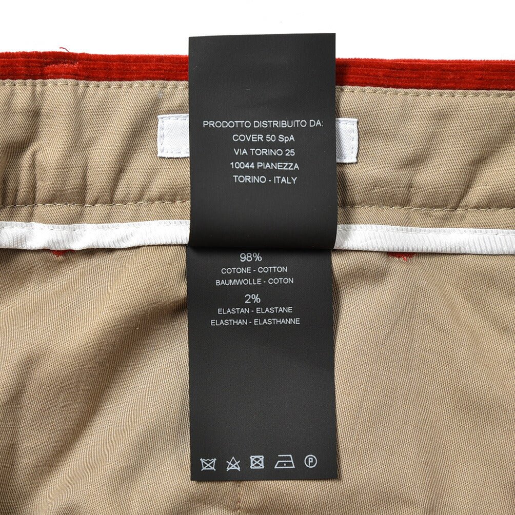 SALE｜PT TORINO EDGE DIECI ストレッチコットンコーデュロイ ノータックスラックス / PT01｜389767 - A - 46｜GUARDAROBA MILANO OFFICIAL STORE