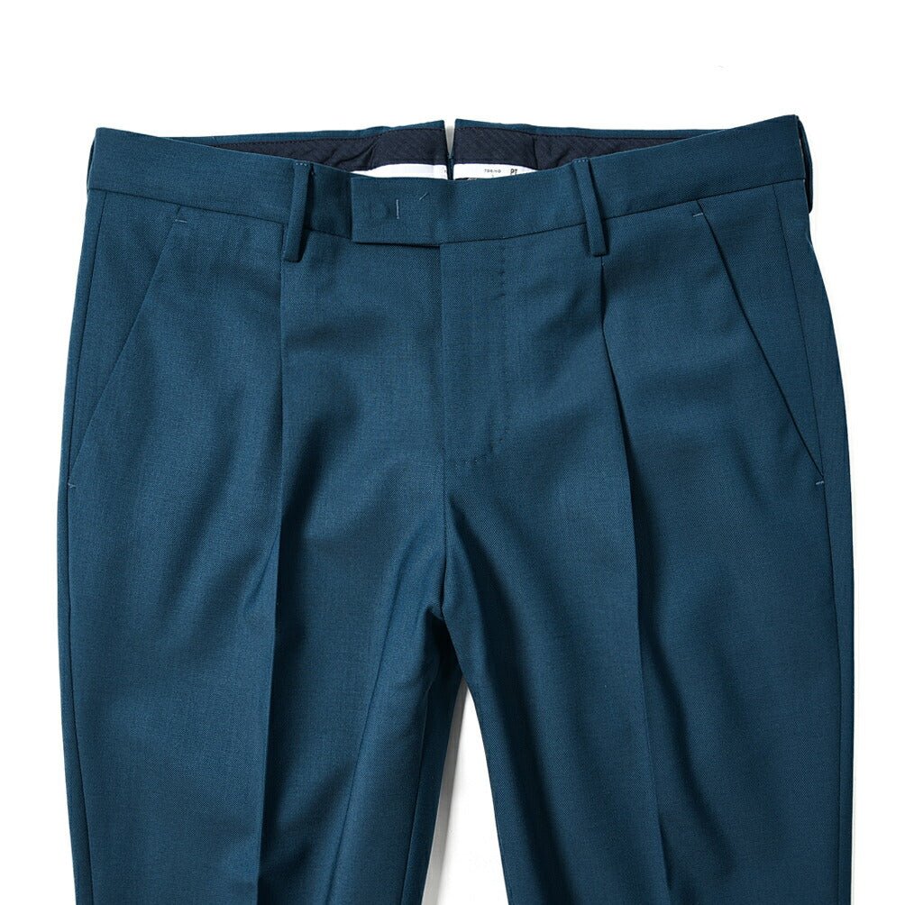 SALE｜PT TORINO MASTER FIT ストレッチウール ワンタックスラックス / PT01｜389903 - A - 46｜GUARDAROBA MILANO OFFICIAL STORE