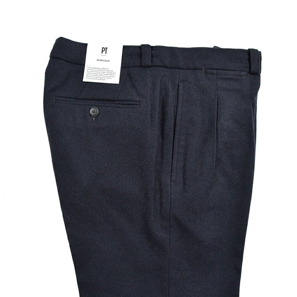 SALE｜PT TORINO ReWorked THE PAINTER ストレッチウール ツータックスラックス / PT01｜384162 - A - 30｜GUARDAROBA MILANO OFFICIAL STORE