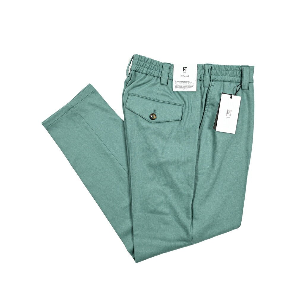 PT TORINO ReWorked THE REBEL ストレッチウール ノータックスラックス / PT01｜410754 - 32｜GUARDAROBA MILANO OFFICIAL STORE