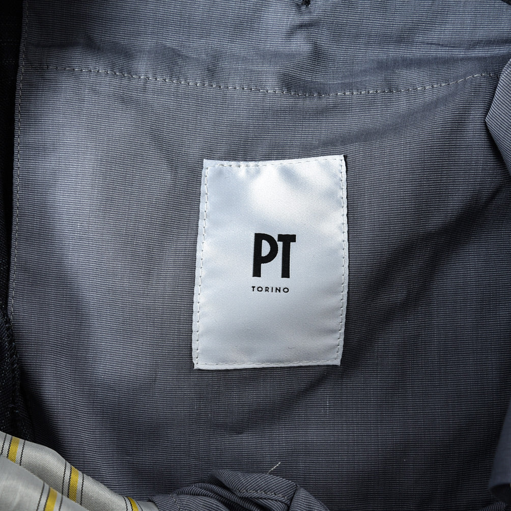 SALE｜PT TORINO SMOOTH FIT ヴァージンウール100% ドローコード付きワンタックイージースラックス(SUPER 100'S) / PT01｜366496 - B - 50｜GUARDAROBA MILANO OFFICIAL STORE