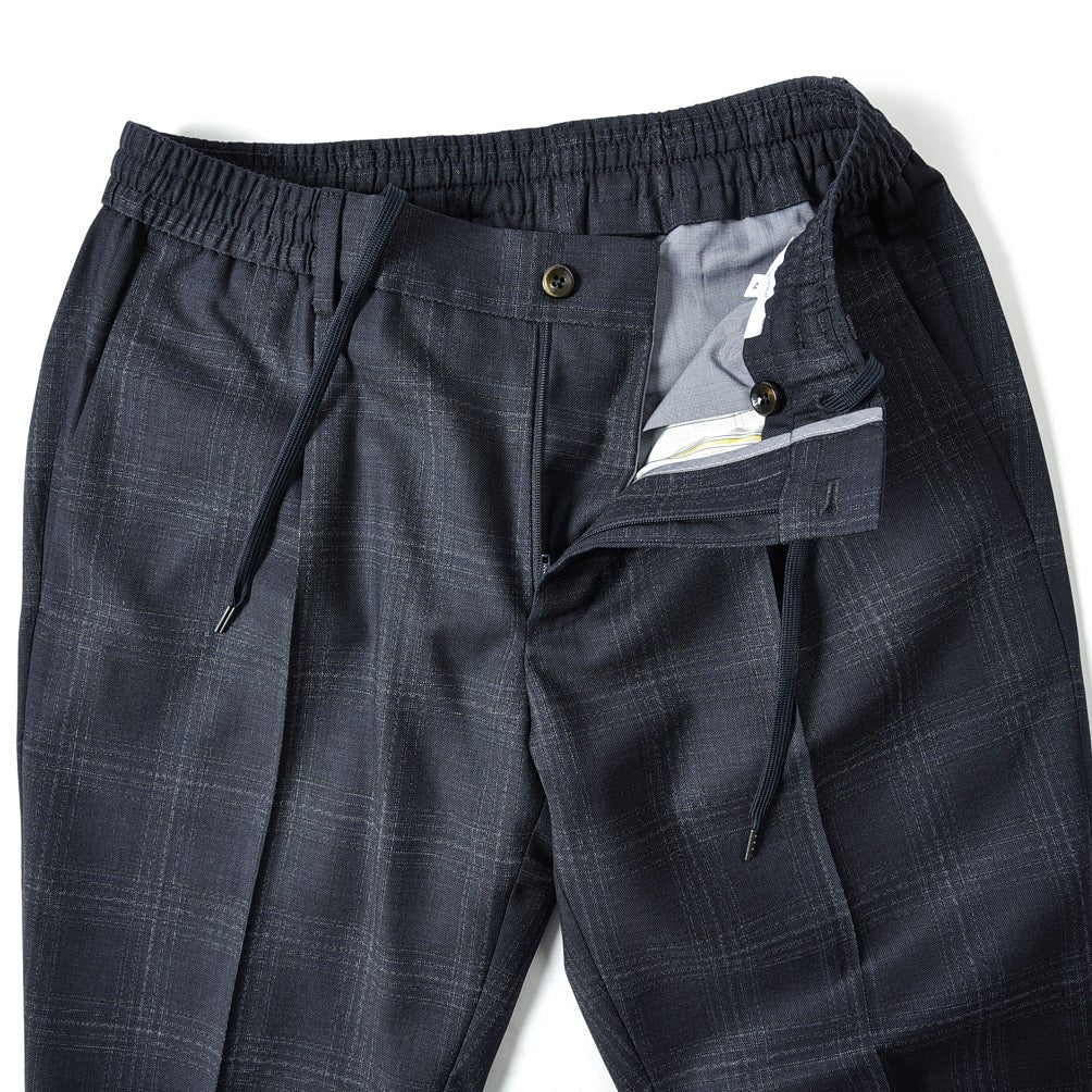 SALE｜PT TORINO SMOOTH FIT ヴァージンウール100% ドローコード付きワンタックイージースラックス(SUPER 100'S) / PT01｜366496 - B - 50｜GUARDAROBA MILANO OFFICIAL STORE