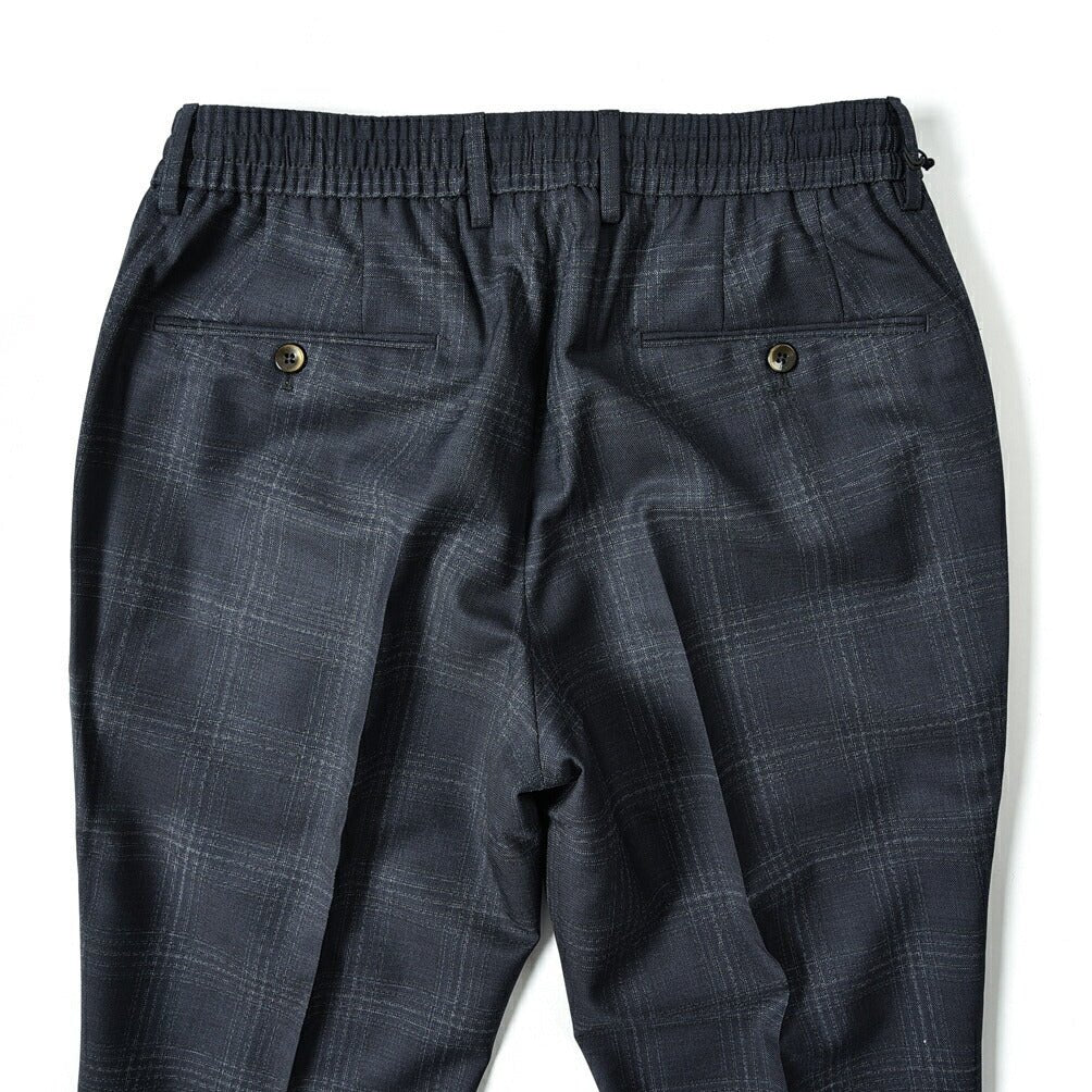 SALE｜PT TORINO SMOOTH FIT ヴァージンウール100% ドローコード付きワンタックイージースラックス(SUPER 100'S) / PT01｜366496 - B - 50｜GUARDAROBA MILANO OFFICIAL STORE