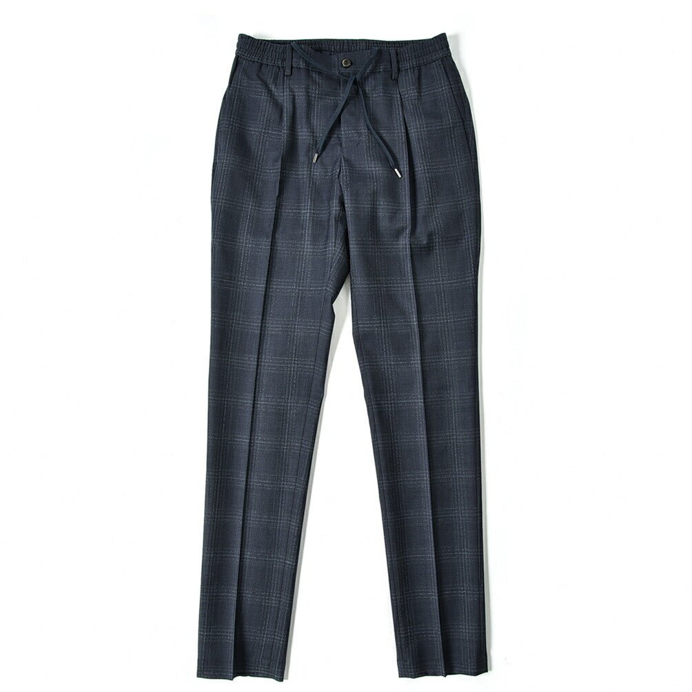 SALE｜PT TORINO SMOOTH FIT ヴァージンウール100% ドローコード付きワンタックイージースラックス(SUPER 100'S) / PT01｜366496 - B - 50｜GUARDAROBA MILANO OFFICIAL STORE