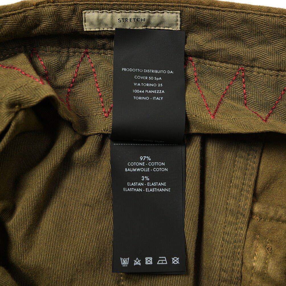 SALE｜PT TORINO WORN OUT GARAMOND 製品染め ストレッチコットン ワンタックスラックス(モールスキン) / PT01｜389913 - 30｜GUARDAROBA MILANO OFFICIAL STORE