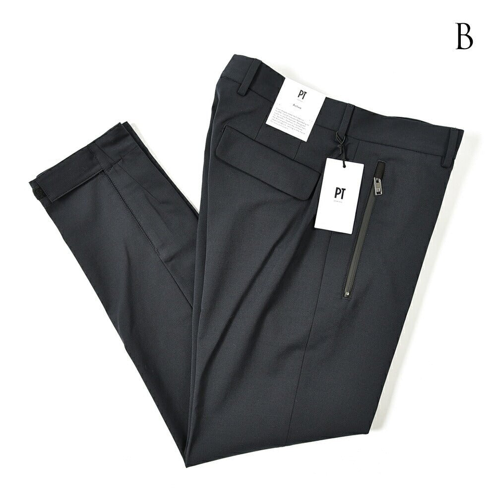 PTTORINO ACTIVE "LAMDA" 高機能ストレッチウール ノータックスラックス｜GUARDAROBA MILANO OFFICIAL STORE