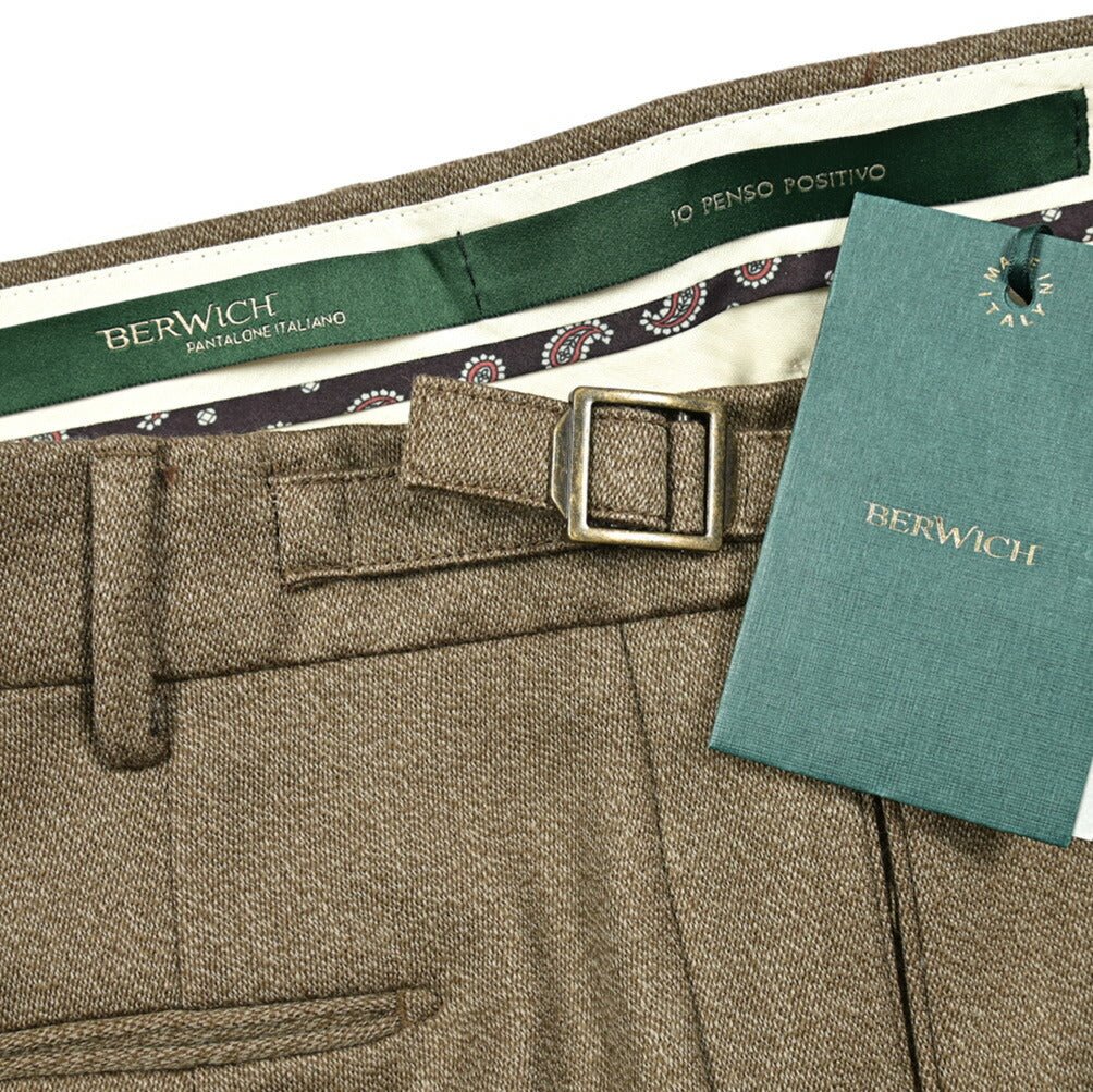 SALE｜BERWICH RETRO ウール100% ワンタックスラックス｜413254 - 48｜GUARDAROBA MILANO OFFICIAL STORE