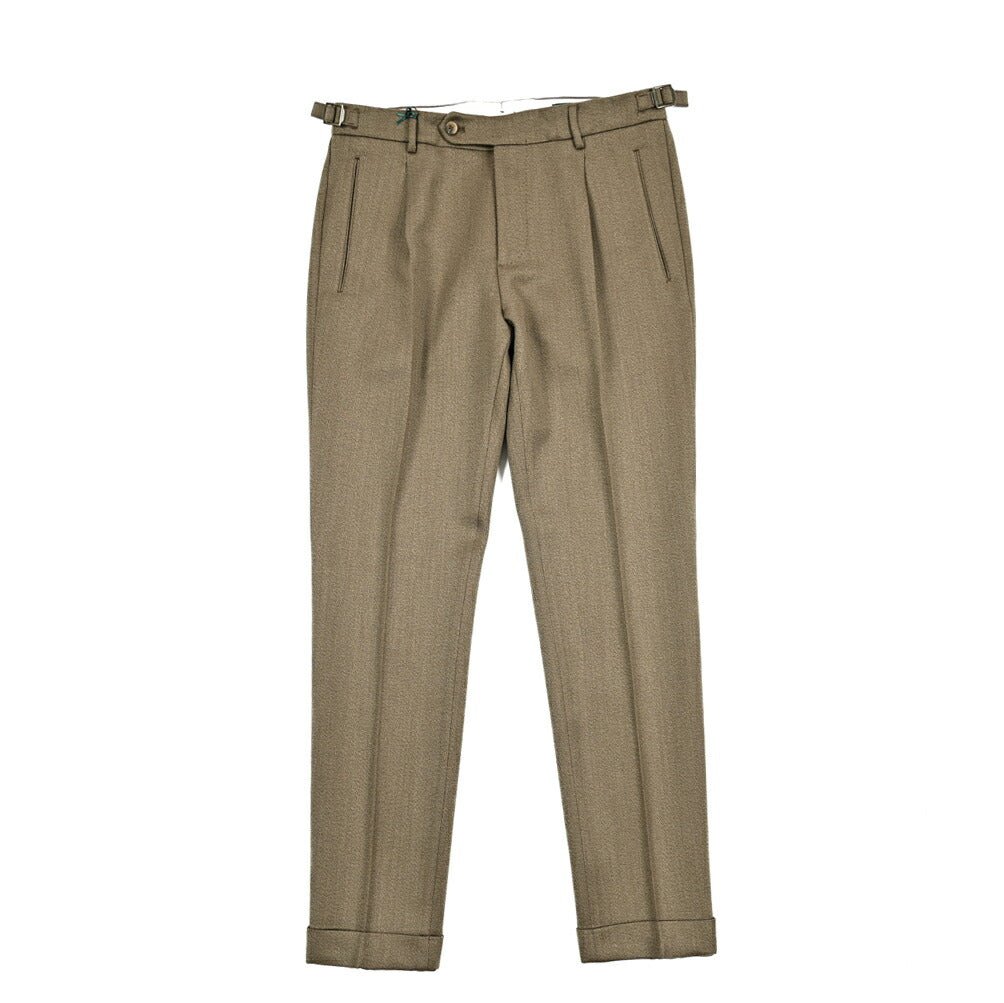 SALE｜BERWICH RETRO ウール100% ワンタックスラックス｜413254 - 48｜GUARDAROBA MILANO OFFICIAL STORE